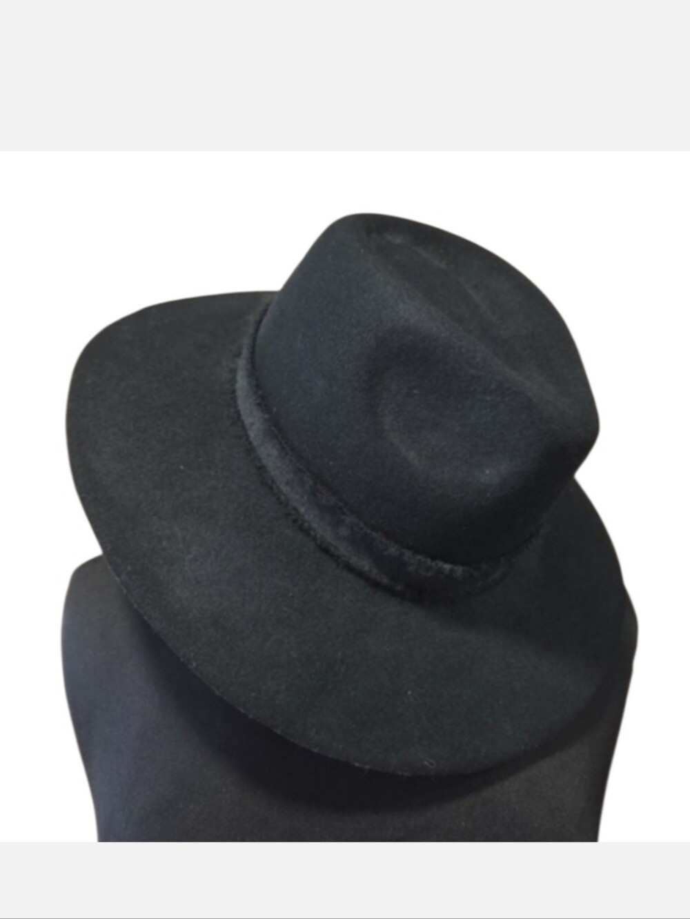 NWT Urban Outfitters Black Felt Hat Boho Chic Bohemian Retro New With Tag